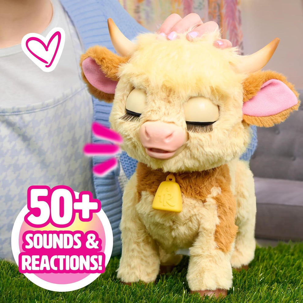 🏃♀️ Interactive Walking Cow Plush Toy | Follow Me Friend with Sounds & Movements 🐮