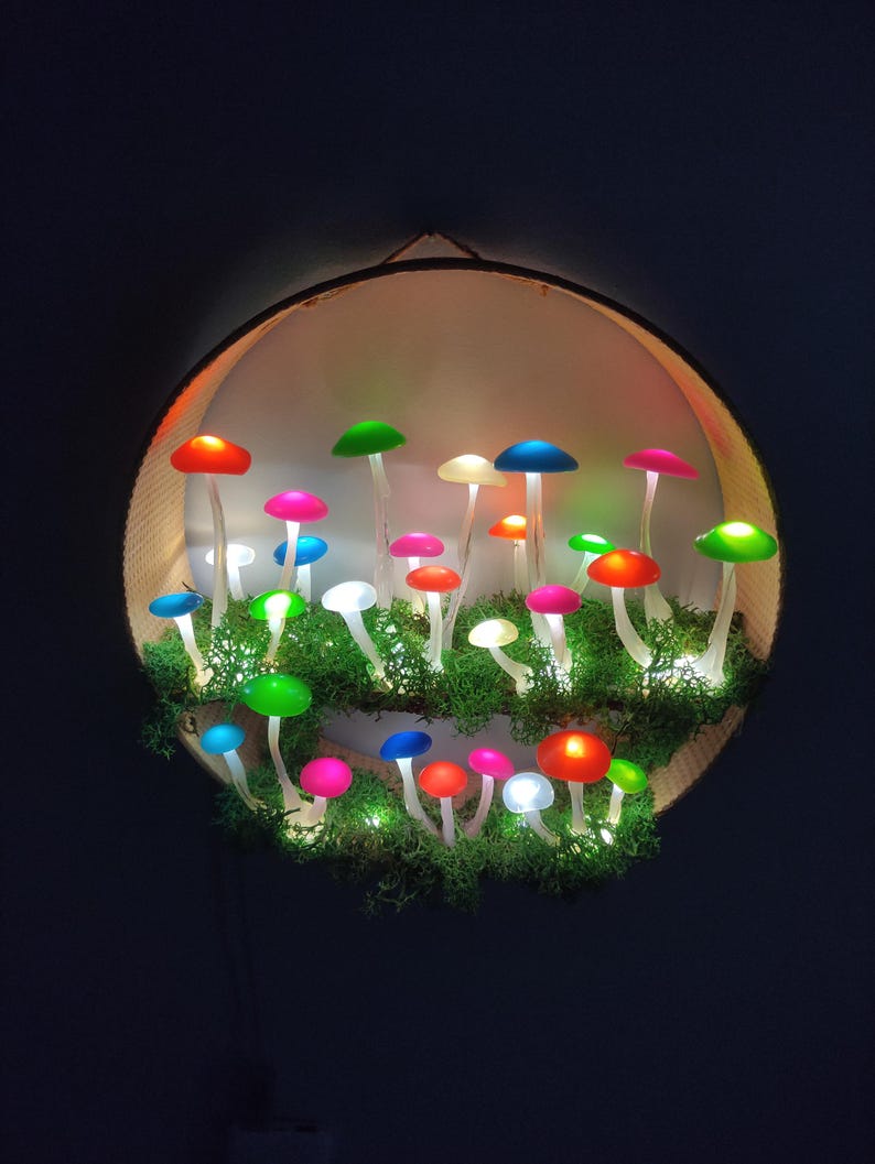 Enchanted Forest Night Light & Decor 🍄🌲