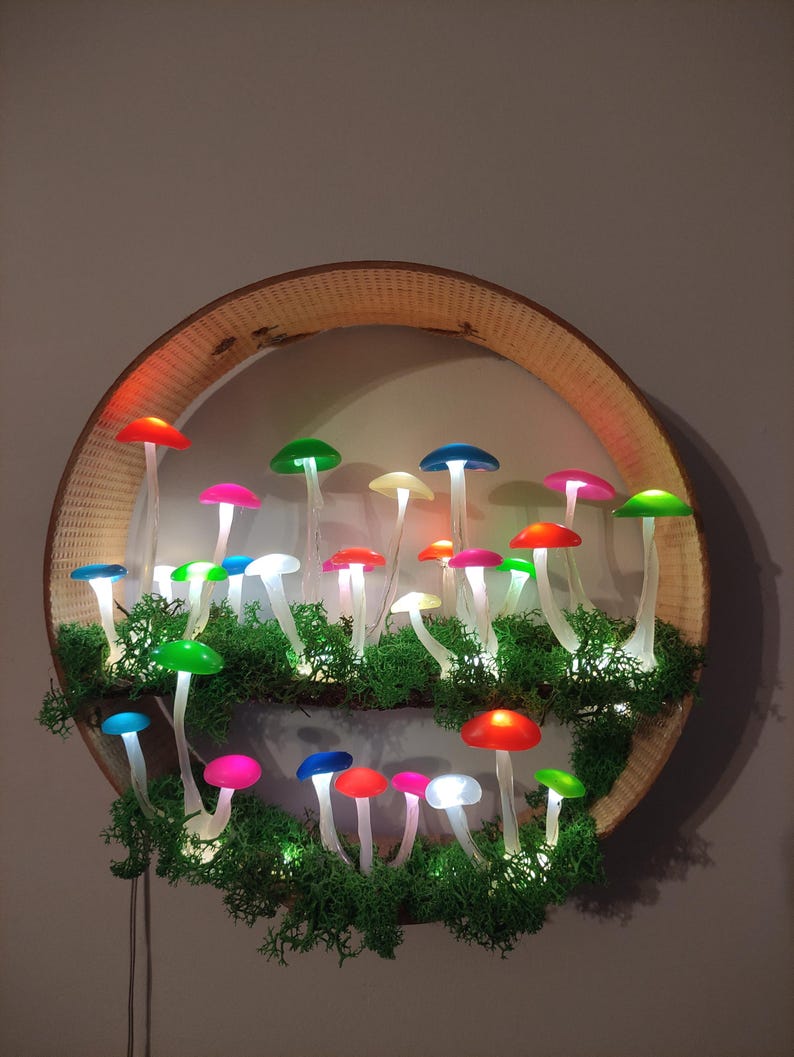 Enchanted Forest Night Light & Decor 🍄🌲