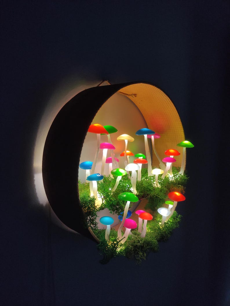 Enchanted Forest Night Light & Decor 🍄🌲