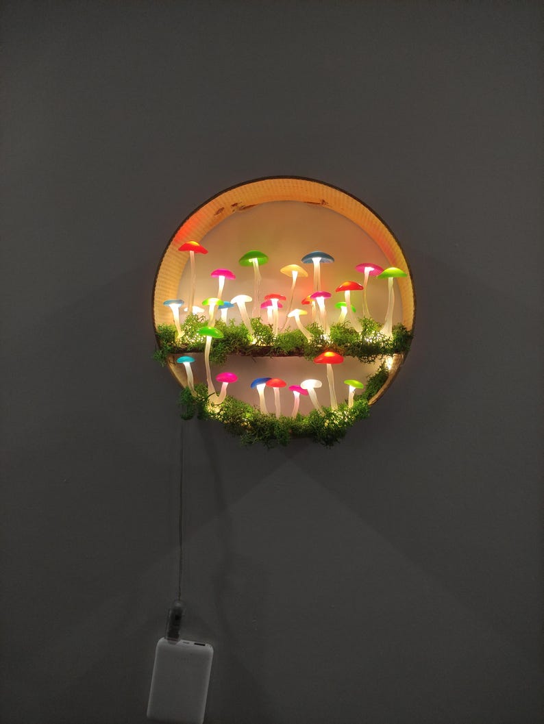 Enchanted Forest Night Light & Decor 🍄🌲