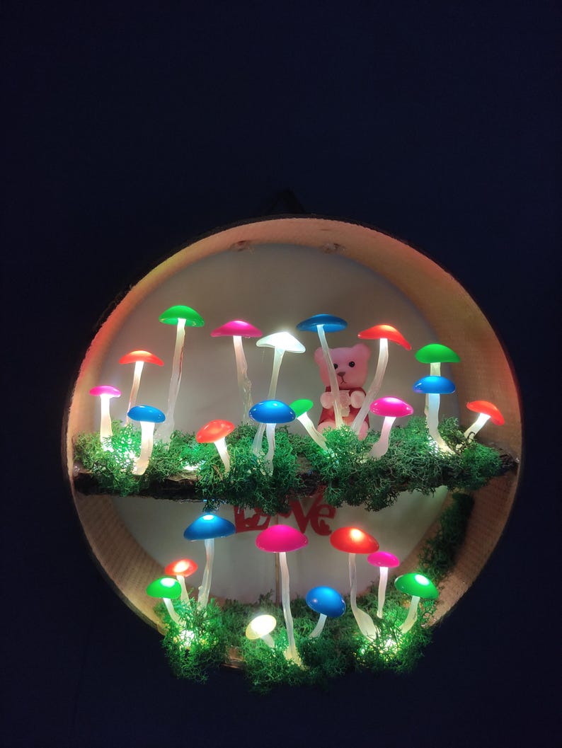 Enchanted Forest Night Light & Decor 🍄🌲