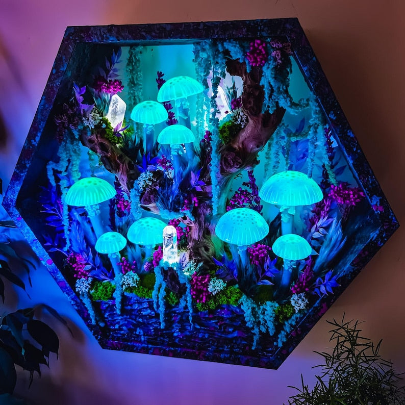 Handmade Fairy Tale Wall Lamp 🤎 | Adjustable & Rechargeable