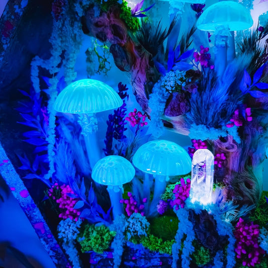 Handmade Fairy Tale Wall Lamp 🤎 | Adjustable & Rechargeable