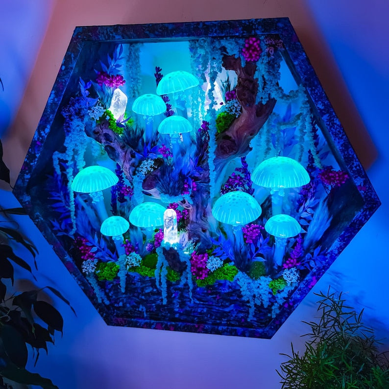 Handmade Fairy Tale Wall Lamp 🤎 | Adjustable & Rechargeable