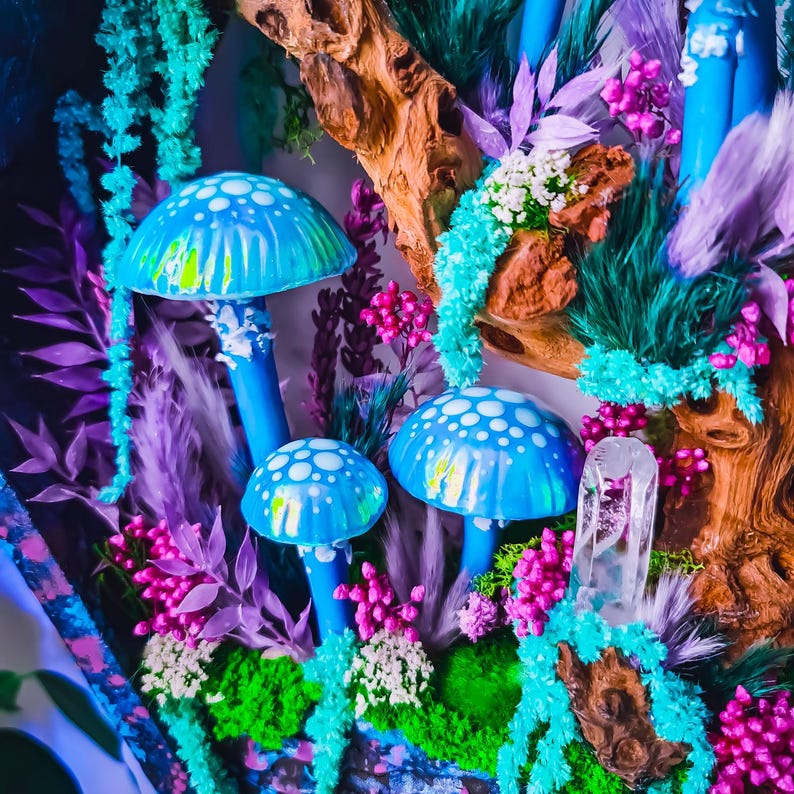 Handmade Fairy Tale Wall Lamp 🤎 | Adjustable & Rechargeable